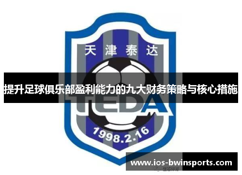 提升足球俱乐部盈利能力的九大财务策略与核心措施
